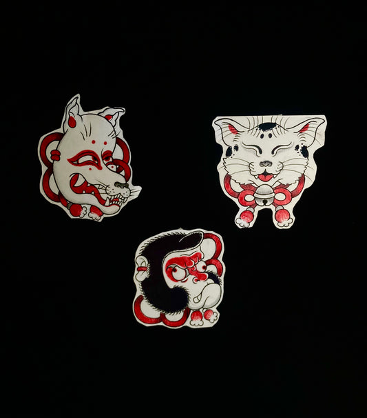 Neko, Saru y Kitsune